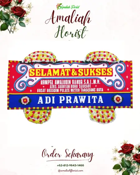 Papan Bunga Ucapan Selamat Cikedung